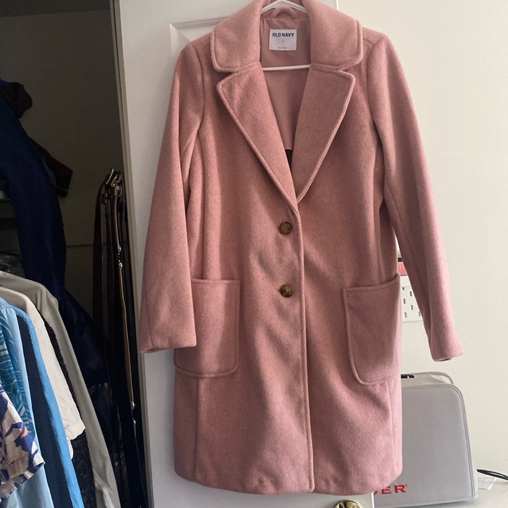 Like New! Old Navy Dusty Pink Peacoat